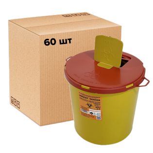 Image 21 Контейнеры для утилизации медицинских отходов 10Лх60 шт, вторичный пластик