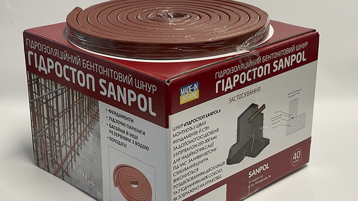 Как работает бентонитовый шнур