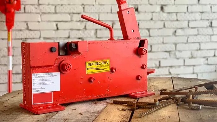 Hydraulic machine for cutting rebar Afacan H26, up to 26 mm in diameter ...