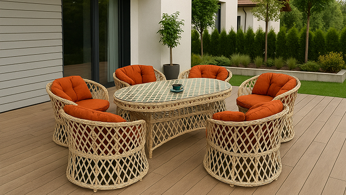 Комплект садових меблів Palermo це витвір мистецтва у вашому саду