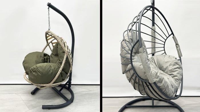 Порівняння двох моделей підвісних крісел для дітей та дорослих