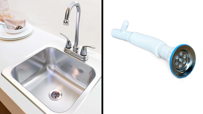 Сифон Ø65-32 мм із відведенням Ø20 мм