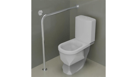 Image 39 Монтаж Г-образного поручня в туалете