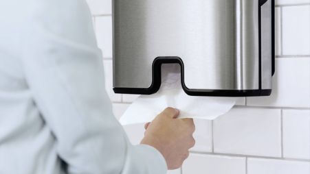 Image 0 Диспенсер для паперових рушників 400 штук навісний з нержавіючої сталі