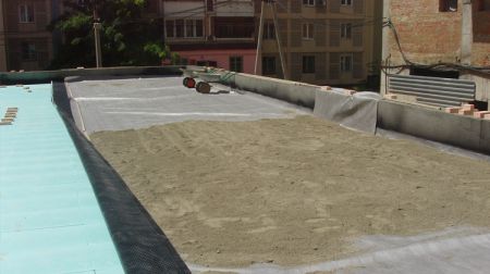 Image 3 Geotextile under PVC membrane