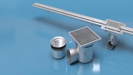 Image 9 Двокорпусний трап із горизонтальним виходом 50 мм