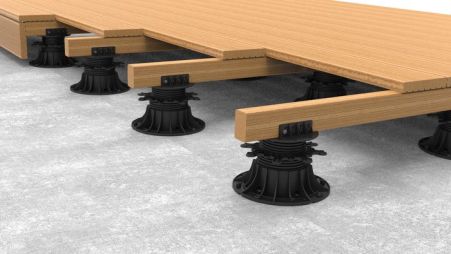 Image 2 Как создать эксплуатируемую кровлю на регулируемых опорах 