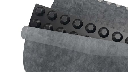 Image 4 Шиповидная мембрана с геотекстилем