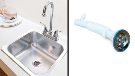 Image 1 Siphon Ø65-32 mm with outlet Ø20 mm