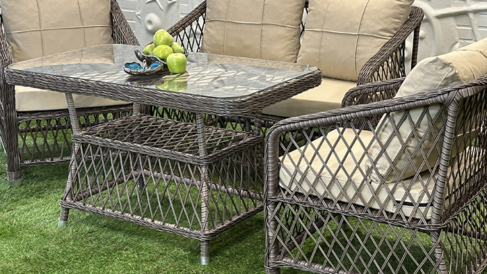 Ротангові меблі для саду