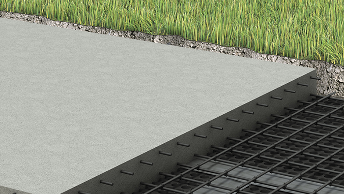 Шиповидная мембрана для садовых дорожек