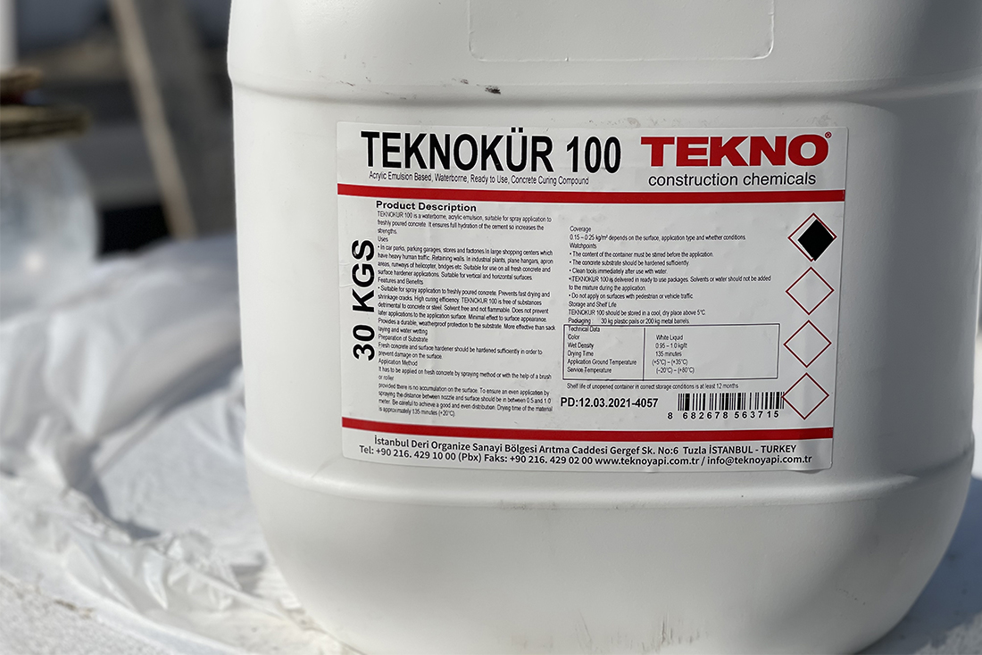 Мембраноутворювач Teknokur 100 для свіжого бетону