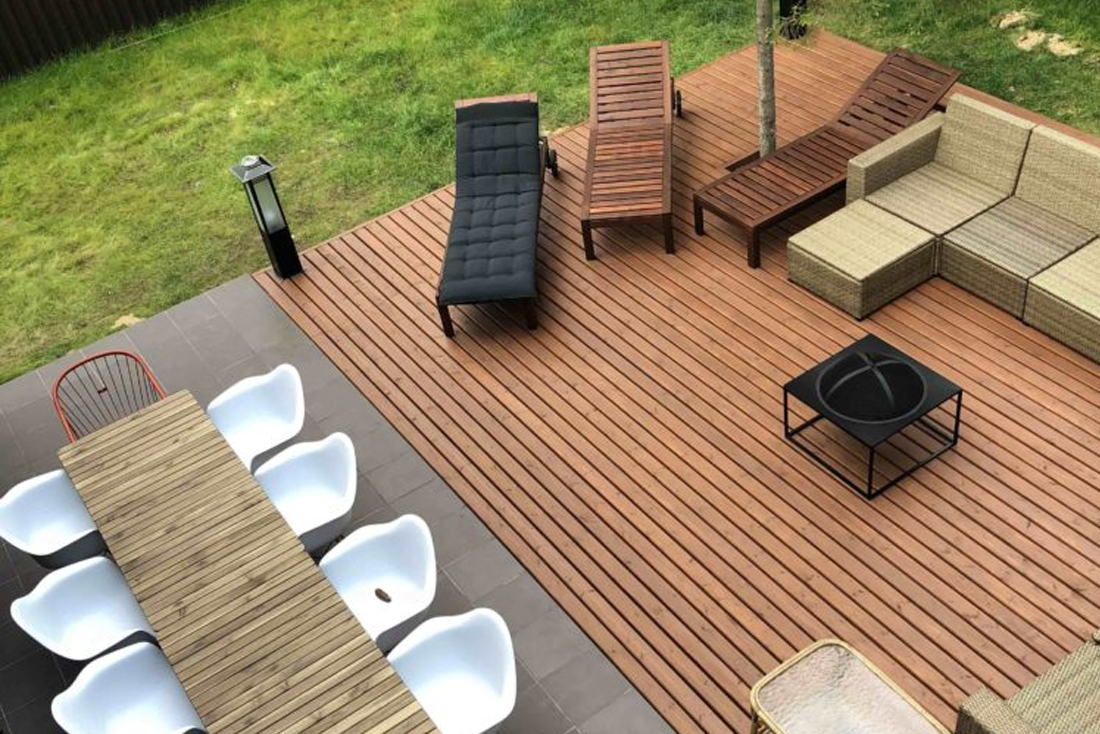 Відкриті тераси, веранди та патіо на регульованих опорах Karoapp