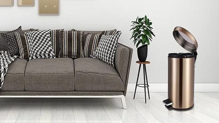 Выбор  мусорного ведра с поворотной крышкой 