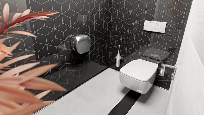 Диспенсер для туалетной бумаги с нижним вытягиванием